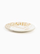 Тарелка одноразовая бумажная Ramadan Mubarak, белая с золотом, 18 см - Фото 3