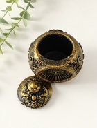 Шкатулка для украшений «Флоренция» 10×9 см, гипс, старое золото 10970258