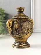 Шкатулка для украшений «Самовар» 10×12×8 см, гипс, состаренное золото - Фото 3