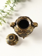 Шкатулка для украшений «Самовар» 10×12×8 см, гипс, состаренное золото - Фото 5