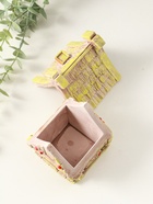 Шкатулка для украшений «Избушка» 12×11×9 см, гипс, коричневый 10970263