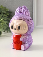 Шкатулка для украшений «Чудик с банкой» 15×8 см, сиреневый 10970269