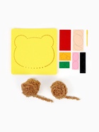 Вышивка по фетру "Медвежонок", 20,5*20,5 см, цвет желтый 10939777