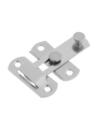 Шпингалет накладной ТУНДРА, прямой, 70 мм, цвет хром 10941701