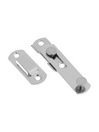 Шпингалет накладной ТУНДРА, прямой, 70 мм, цвет хром 10941701