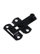 Шпингалет накладной ТУНДРА, прямой, 70 мм, черный 10941702