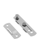 Шпингалет накладной ТУНДРА, прямой, 100 мм, цвет хром 10941703