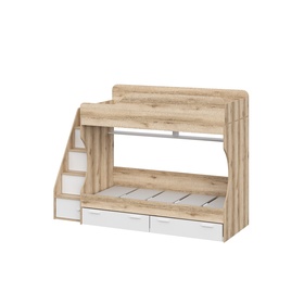 {{photo.Alt || photo.Description || 'УЦЕНКА Кровать двухъярусная с лесенкой 800х1800 Геометрия 2, 2258х842х1611, Делано светлый/Белый 101'}}