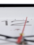 УЦЕНКА Часы настенные, интерьерные, бесшумные, 30 х 30 см, черные - Фото 3