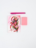 Подарочный набор: ежедневник А6, блок с липким слоем, ручка "С 8 Марта" - фото 65465773