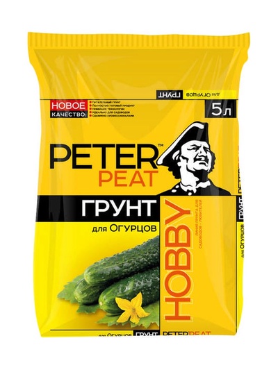 Грунт для Огурцов PETER PEAT, линия« Хобби», 5 л