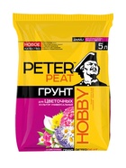 Грунт Цветочный Универсальный PETER PEAT, линия «Хобби», 5 л 10975033 - фото 9003798