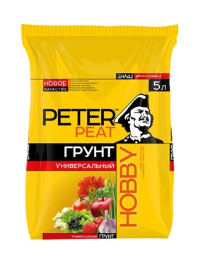 Грунт Универсальный PETER PEAT, линия «Хобби», 5 л