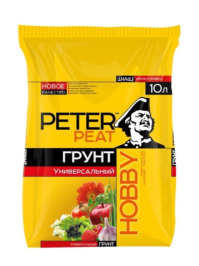 Грунт Универсальный PETER PEAT, линия «Хобби», 10 л