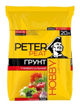Грунт Универсальный PETER PEAT, линия «Хобби», 20 л