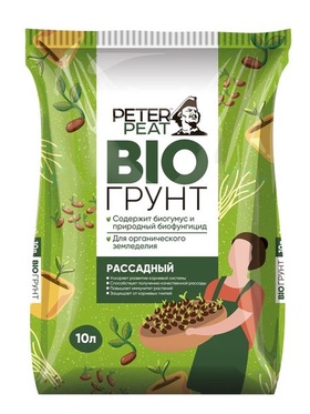 Грунт для Рассады PETER PEAT, линия BIO, 10 л