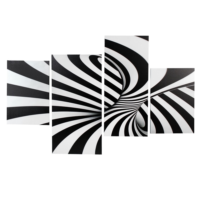 УЦЕНКА Картина модульная на подрамнике "Абстракция" 2-30х45,1-30х69,1-34х69; 80*130 см - Фото 1