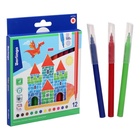 УЦЕНКА Фломастеры 12цв Berlingo "Замки" картон. уп., европодвес - Фото 1