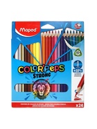 УЦЕНКА Карандаши пластиковые 24цв Maped COLOR'PEPS STRONG ударопрочные, к/к 10981393