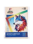 УЦЕНКА Бумага цветная А4 10л 10цв офс 70г/м² Луч "Школа творчества" 10981394
