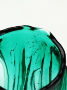 УЦЕНКА Ваза "Изумруд" из зеленого стекла 32*10,5*10,5 см - Фото 3