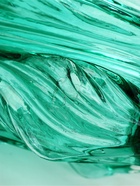 УЦЕНКА Ваза "Изумруд" из зеленого стекла 32*10,5*10,5 см - Фото 4