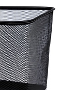 УЦЕНКА Корзина для бумаг, сетка, металл, квадратная, черная 17 литров - Фото 4