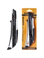 УЦЕНКА Нож канцелярский 18 мм корпус МИКС, черное лезвие 10981418