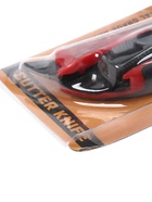 УЦЕНКА Нож канцелярский 18 мм корпус МИКС, черное лезвие 10981418