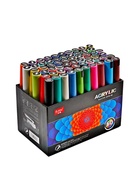 УЦЕНКА Набор акриловых маркеров, 60 цветов, пулевидный наконечник, пишущий узел 4 мм - Фото 2