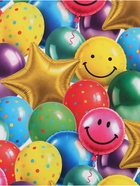 Бумага упаковочная глянцевая двухсторонняя «Шары»,  50 х 70 см 10889808