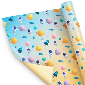 Бумага глянцевая двухсторонняя «Космос», 50 × 70 см