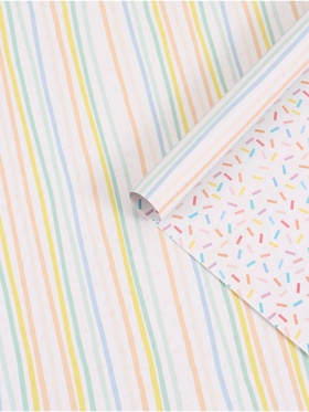 Бумага глянцевая двухсторонняя «Конфетти», 50 × 70 см