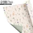 Бумага глянцевая двухсторонняя «Просто цветы», 70 × 100 см 10935927