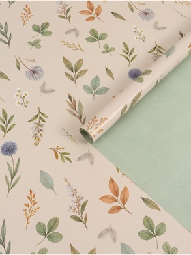 Бумага глянцевая двухсторонняя «Просто цветы», 70 × 100 см