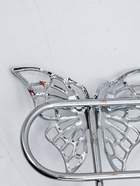 УЦЕНКА Вешалка на 6 крючков 42×3×6.5 см «Бабочки» цвет серебро - Фото 14