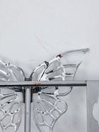 УЦЕНКА Вешалка на 6 крючков 42×3×6.5 см «Бабочки» цвет серебро - Фото 15