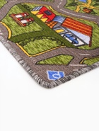 Палас «Лунапарк», 60×100 см, полиамид, войлок, зелёный 10977359