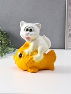 Копилка "Кот на рыбке" 21 см 10970639