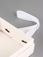 Коробка под бенто-торт, с прозрачной крышкой, белый, 14×14×8 см - Фото 4