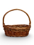 Набор корзин 3 шт Ротанг 31х26х12 26х22х11 23х18х9 см ручка h=25/23/21 см - фото 809425801