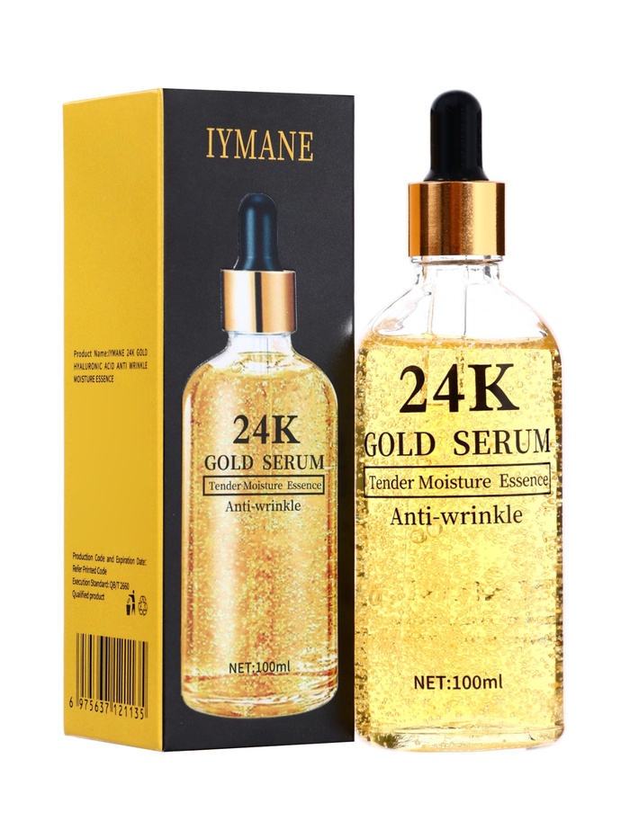 Косметическая сыворотка для лица с биозолотом и гиалуроновой кислотой 100 мл