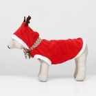 УЦЕНКА Костюм для животных «Новогодний с рожками», размер 2XL (ДС 45, ОГ 55 см) - Фото 4