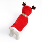 УЦЕНКА Костюм для животных «Новогодний с рожками», размер 2XL (ДС 45, ОГ 55 см) - Фото 5
