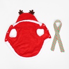 УЦЕНКА Костюм для животных «Новогодний с рожками», размер 2XL (ДС 45, ОГ 55 см) - Фото 8