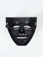 УЦЕНКА Карнавальная маска пластик лицо черная 19×16 см 10981735