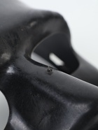 УЦЕНКА Карнавальная маска пластик лицо черная 19×16 см 10981735