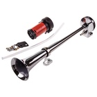 УЦЕНКА Сигнал звуковой Skyway 008, воздушный, 450 мм, 12 В, 120 Дцб, хром, S07601008 - Фото 1