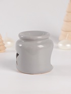 УЦЕНКА Аромалампа керамика + ароматический воск "Звезда" серая 7,5х7,5х8 см - Фото 3