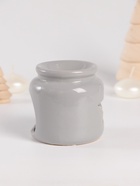 УЦЕНКА Аромалампа керамика + ароматический воск "Звезда" серая 7,5х7,5х8 см - Фото 4